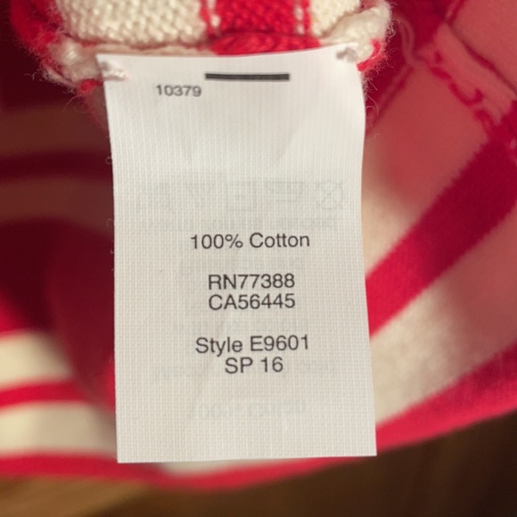 J Crew stripe sweater, red and cream, gorgeous - Picture 7 of 8